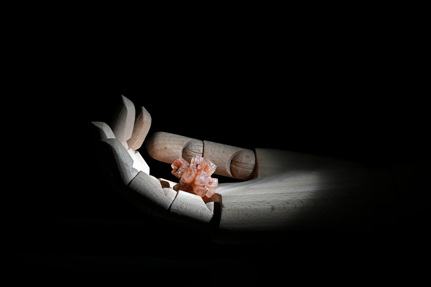 Vanadinite Vision: Crystals of Purpose and Energy. Digital poster.