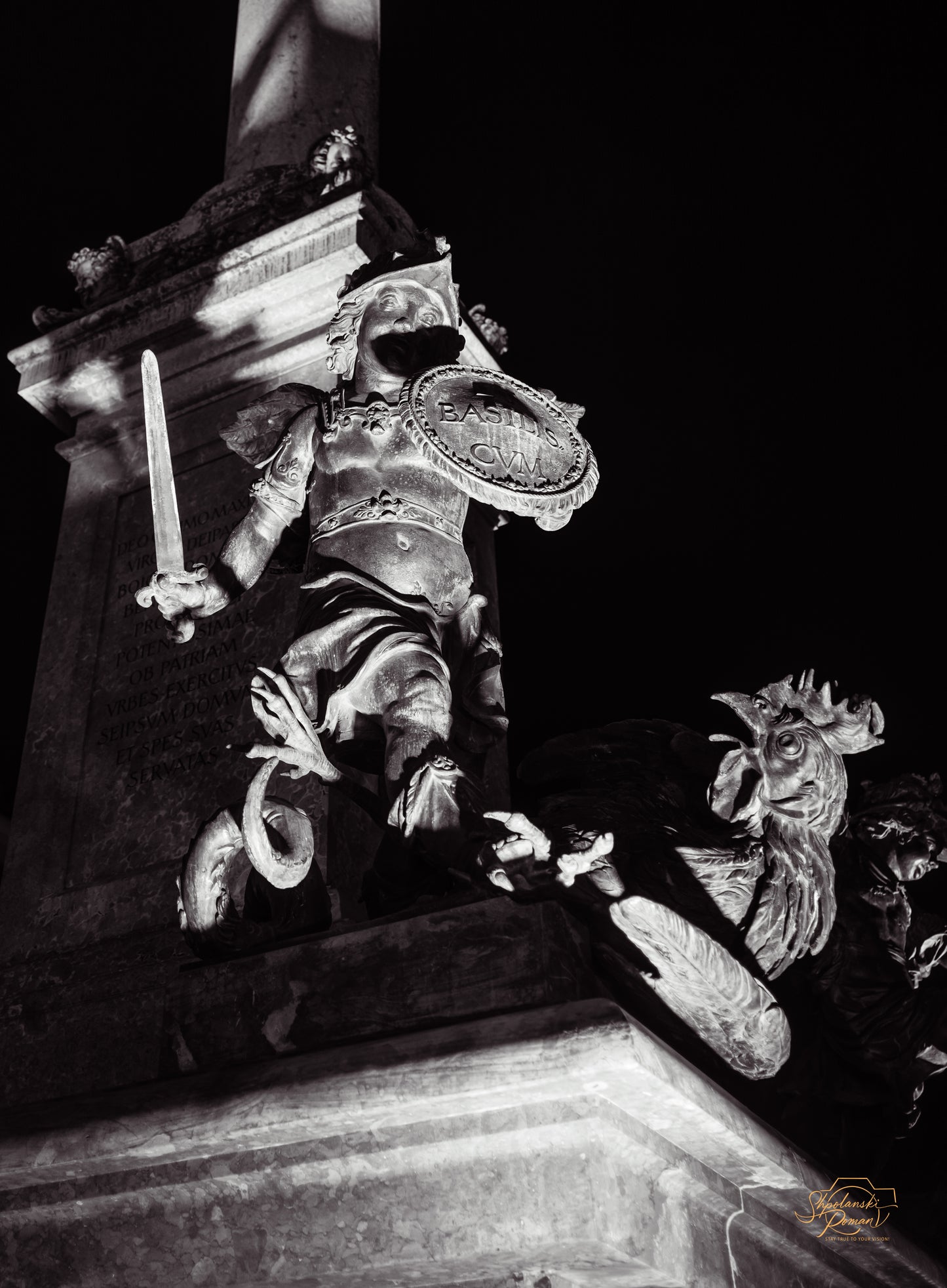 Angel of Munich — Triumph Over Heresy. Digital ART. Digital picture.
