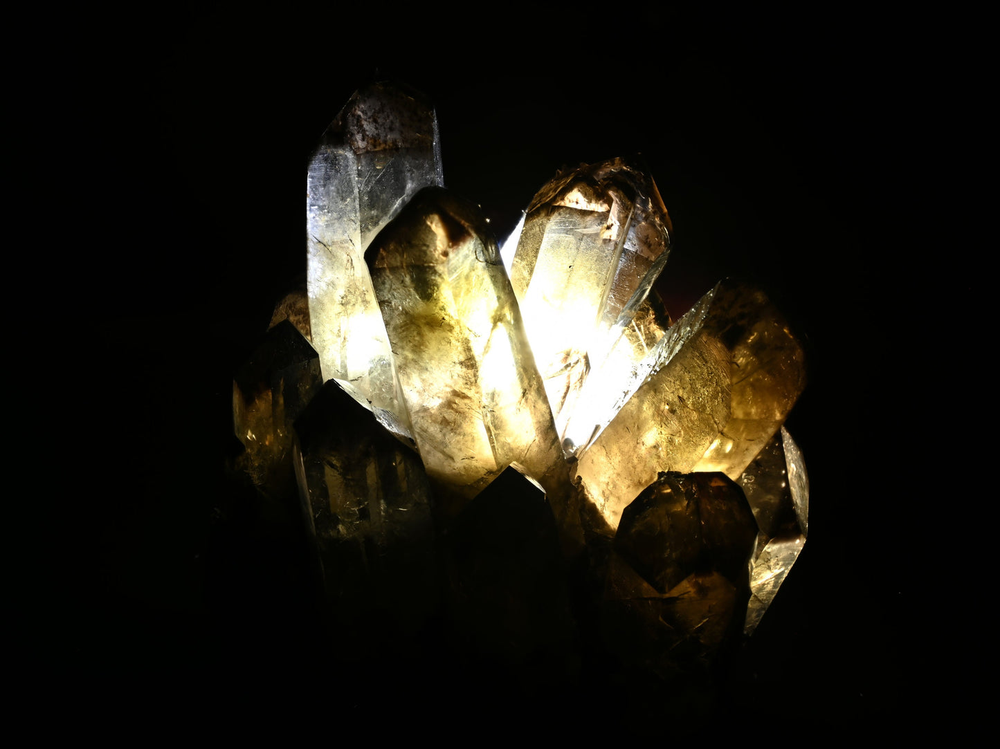 The Allure of Black Phantom Quartz.. Digital poster.