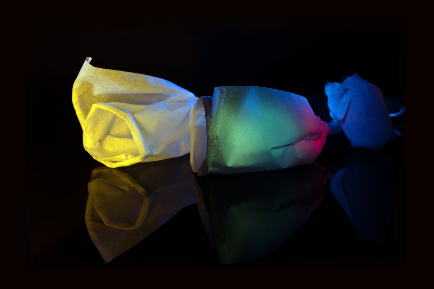 World of color. Roses. For Peace between Russia and Ukraine.  Handcrafted Tissue Paper Roses for Peace.  Digital picture.