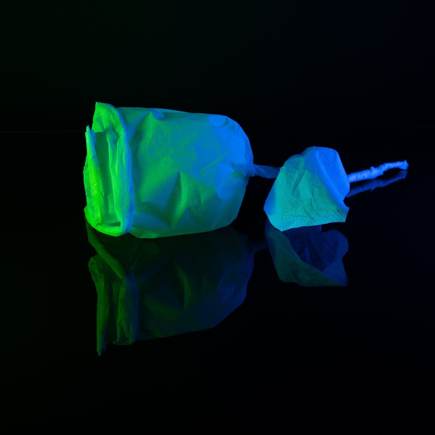 World of color. Yellow and blue. Rose. For Ukraine.  Handcrafted Tissue Paper Rose. Digital picture.