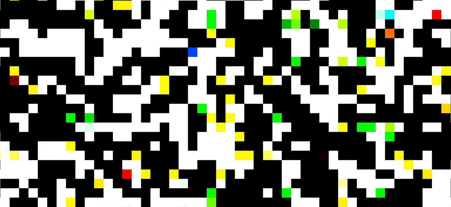 Digital Pixel Abstraction. Digital poster.