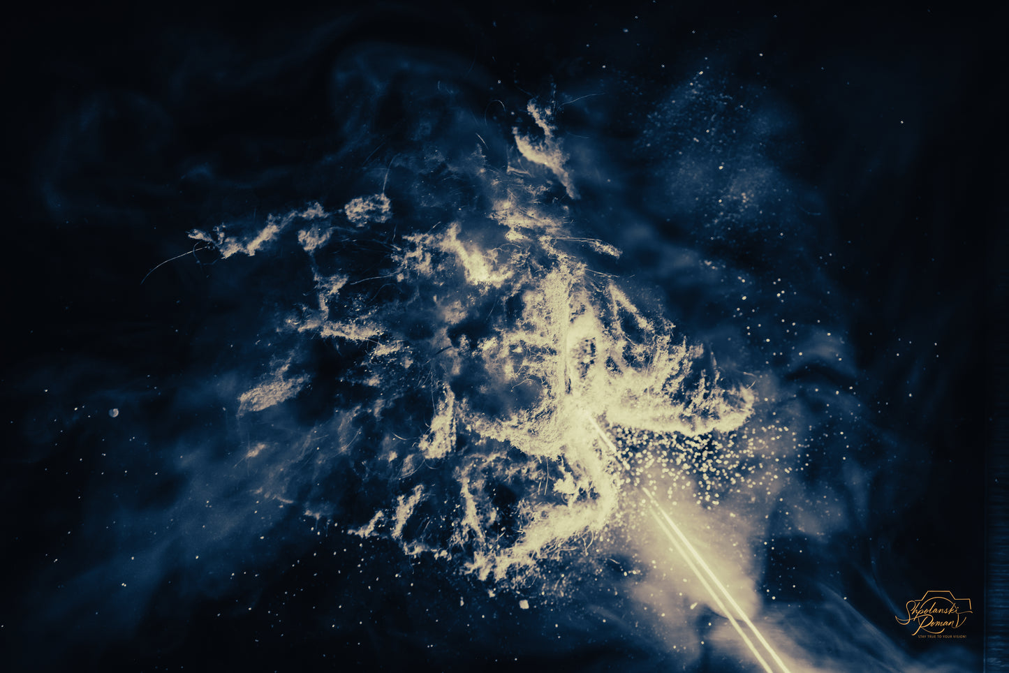Dust.  Digital ART. Digital picture.