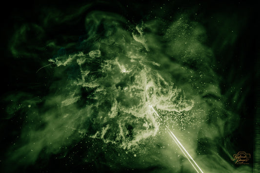 Dust.  Digital ART. Digital picture. 3