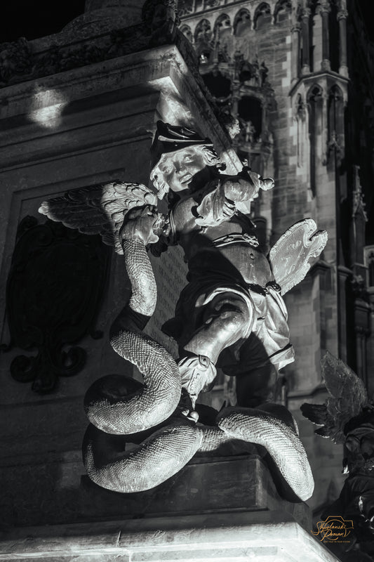 Angel of Munich — Triumph Over Heresy.  Digital ART. Digital picture.