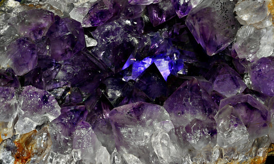 The Glowing Heart of Amethyst.. Digital poster.