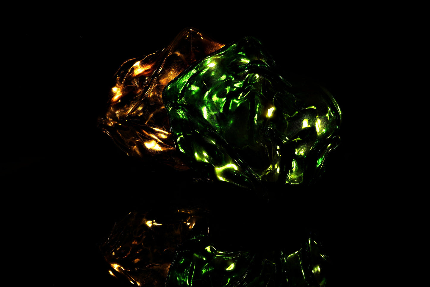 Illuminating Glass Gems. Digital poster.