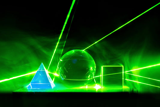 Laser Refractions.. Digital poster.